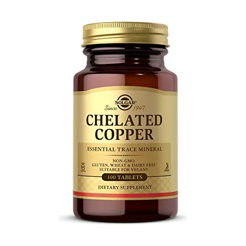Solgar Chelated Cobre, 100 Tabletas - Esencial Para H10eb