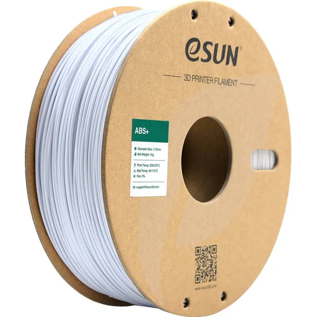 Filamento 3D Esun ABS+ de 1.75mm y 1kg cold white