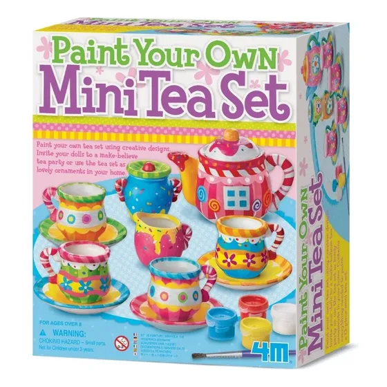 Set Pinta Y Decora Mini De Tazas De Té