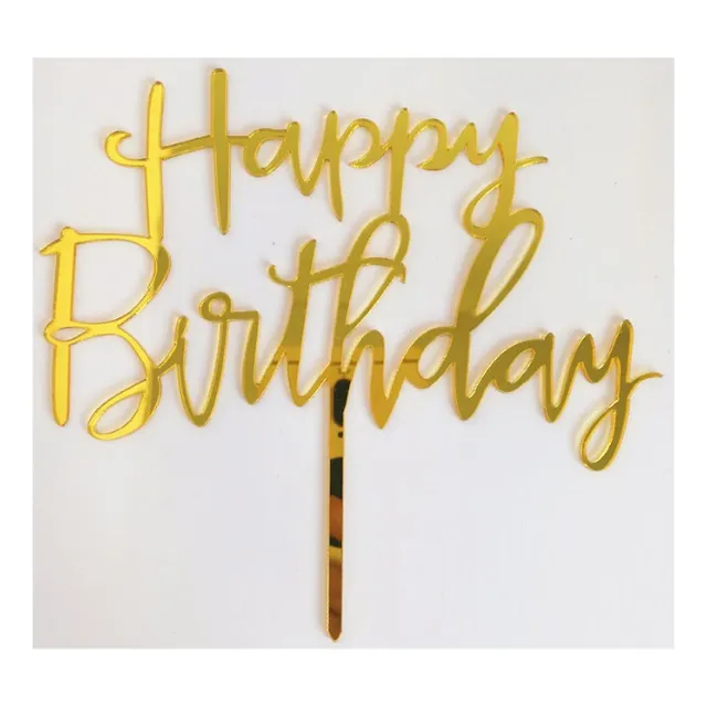 Topper Para Torta De Happy Birthday 
