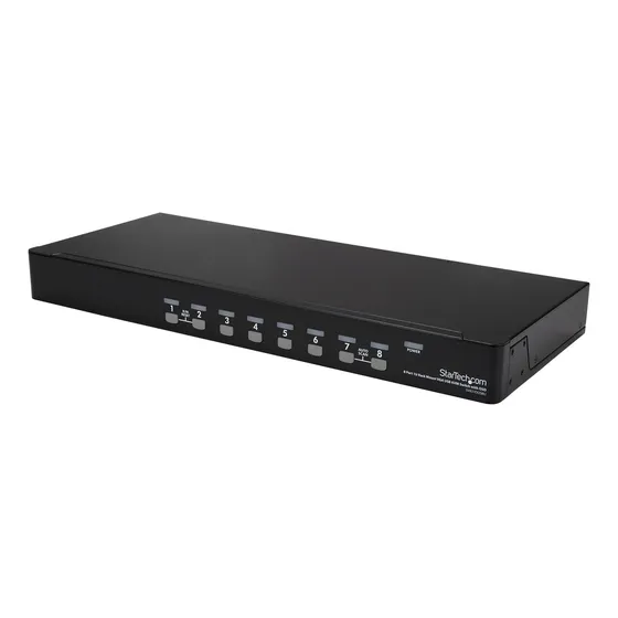 Conmutador Kvm Usb 8 Puertos Startech Sv831dusbuk Rack 1u