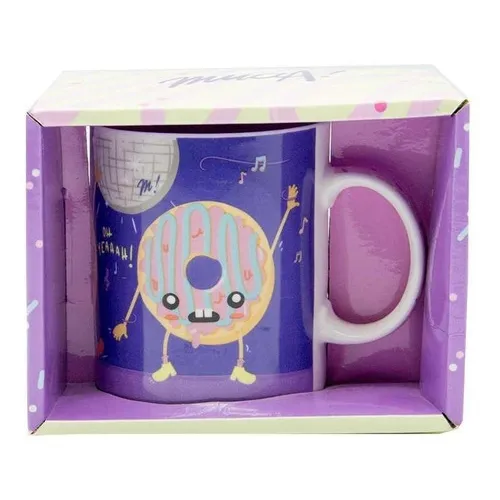 Taza De Cerámica Muaa Donna Disco Friends