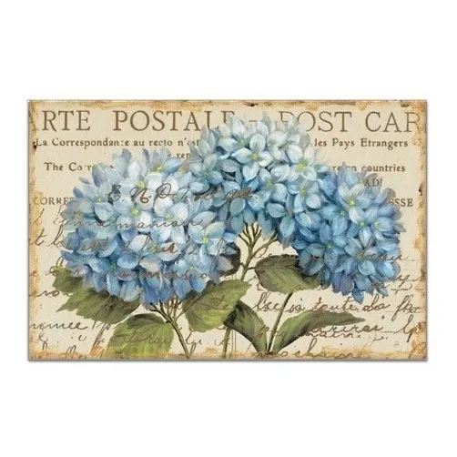Mostrador De Papel Mostrador, Hydrangeas Azules, 24