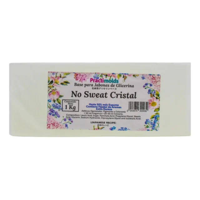 Bases Para Jabón De Glicerina No Sweat Cristal 1 Kg