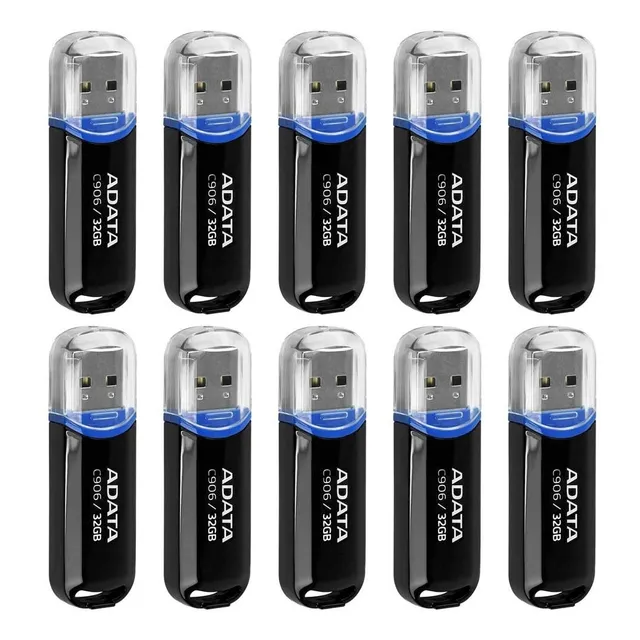 Kit 40 Memoria Usb 32gb Adata C906 2.0 Negro