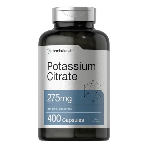 Citrato De Potasio 275 Mg 400 Capsulas Horbaach