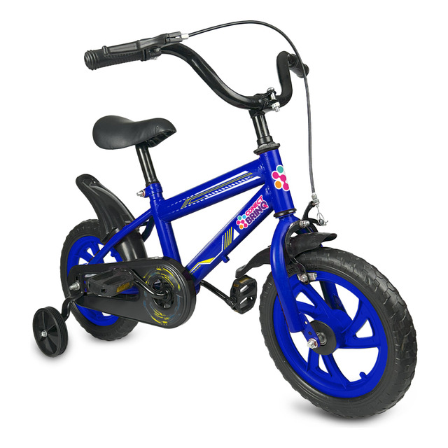 Bicicleta Infantil Aro 12 Conect Brinq Azul Com Rodinhas De Apoio E Segurança Bicicleta Infantil Aro 12 Conect Brinq Azul Com Rodinhas De Apoio E Segurança