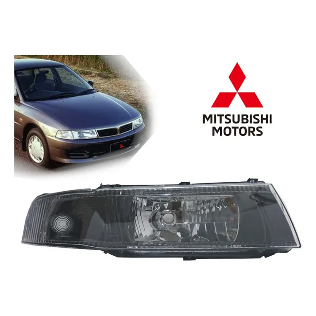 Faro Derecho Fondo Negro Para Mitsubishi Signo 2006