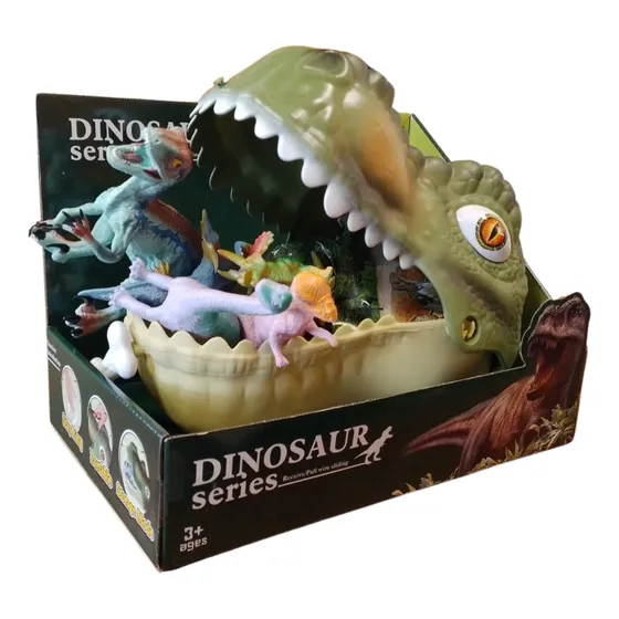 Dinosaurio Zippy Toys Con Accesorios - Figuras De Acción