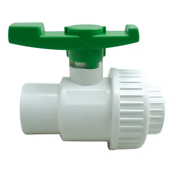 Llave De Paso Unión Pvc De 1/2 Pulgada Con Rosca