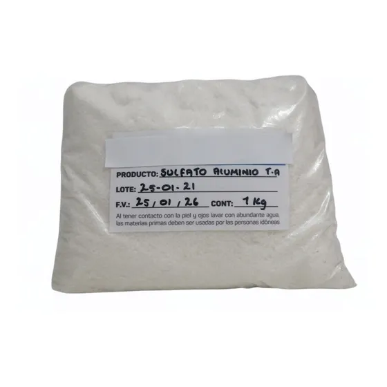 Sulfato De Aluminio T.a Clarificador De Agua X1kg