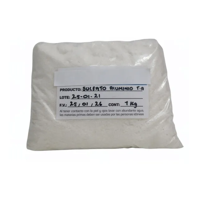 Sulfato De Aluminio T.a Clarificador De Agua X1kg