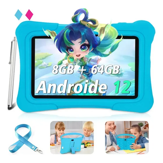 Tablet Con Funda Xgody Smart 7kids 8+64gb Control Parental