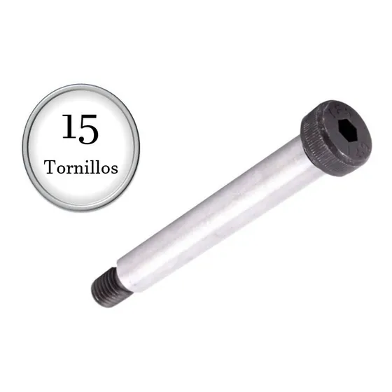 15 Tornillos De Guía Métrico M16 X 20mm