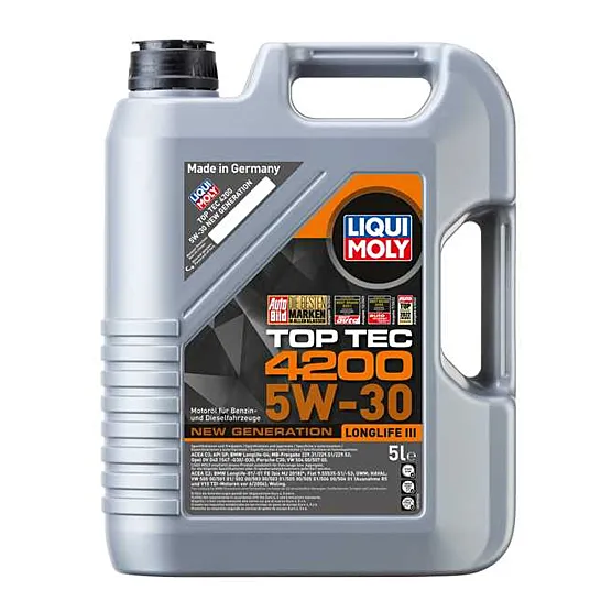 Aceite Motor Top Tec 4200 Longlife Ill 5w30 Liqui Moly 5lts