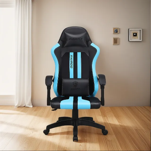 Silla Gamer Dowinx -blue And Black Ls-1113