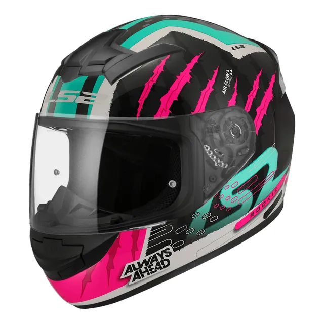 Cascos Ls2 Ff352 Skar Rosado Negro