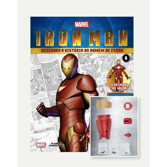 Coleção Homem De Ferro Volume 08 Planeta Deagostini Iron Man