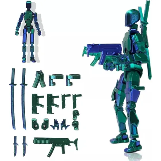 Figuras De Acción Ensambladas T13, Robot 3d