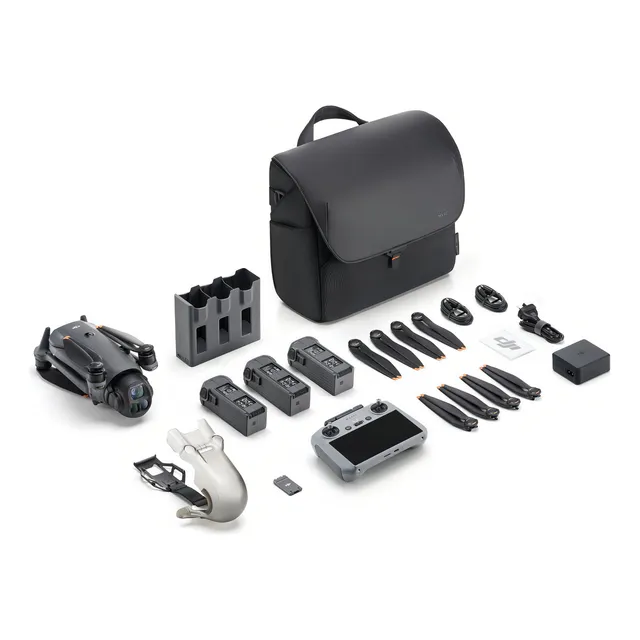 Drone Dji China Dji Mavic 4 Pro Fly More Combo Drone Dji Mavic 4 Pro Fly More Combo (dji Rc 2) Com Câmera Dupla, Cinza 6k, 3 Baterias