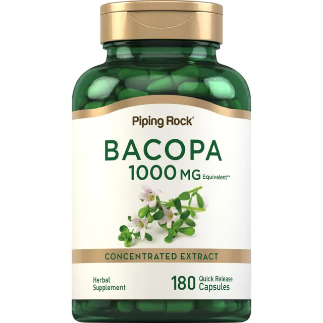 Suplemento Bacopa 1000mg 180cap