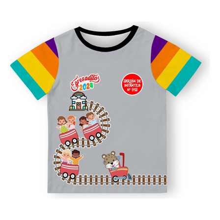 Remera De Egresados Jardin Niños Prox Parada Personalizada Remera De Egresados Jardin Niños Prox Parada Personalizada