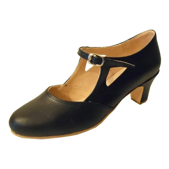 Zapato Español Estudio Cuero Eco - Folklore - Danza