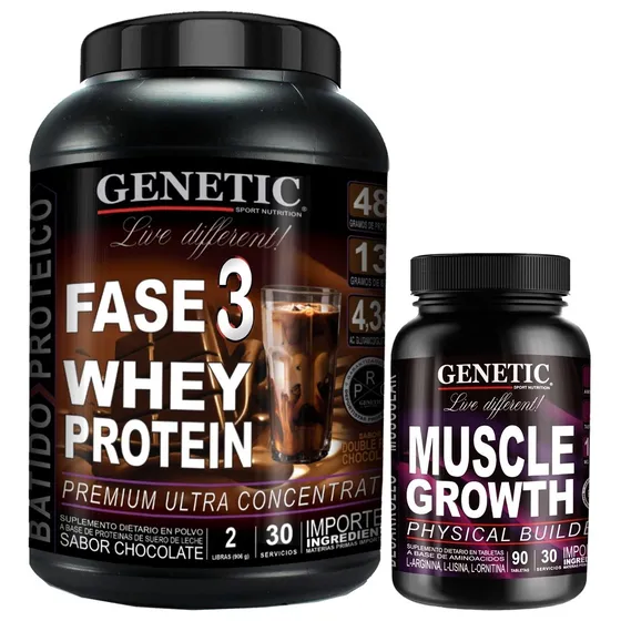 Crecimiento Músculos Marcados Proteina Muscle Growth Genetic