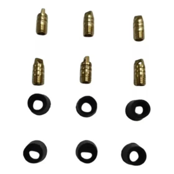 Kit De 6 Gomas 6 Pisa Gusanillo Mangueras A/c Refrigeracion