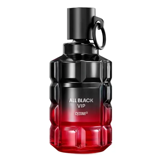 Cyzone All Black Vip Hombre Edp 90 Ml Larga Duración