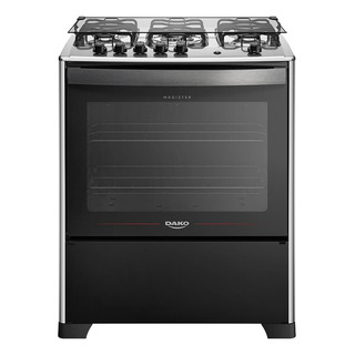 FogĂŁo 5 Bocas Dako Magister Grill Preto Com Mesa Inox Bivolt FogĂŁo 5 Bocas Dako Magister Grill Preto Com Mesa Inox Bivolt