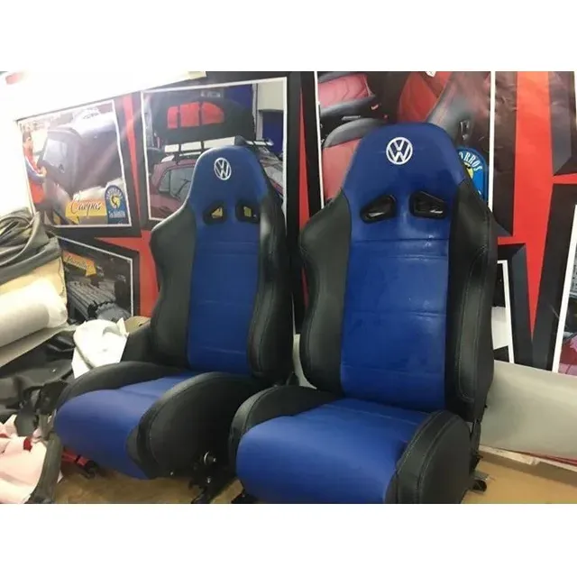 Sillas Deportivas Para Carro Reclinable Y Rieles Tapiceria