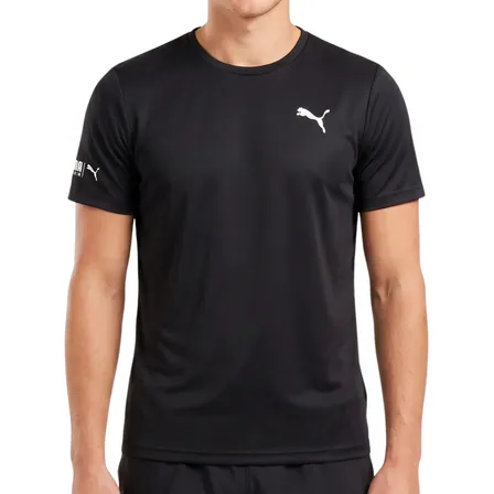 Camiseta Puma Masculina Térmica Manga Curta Proteção Uv 50+