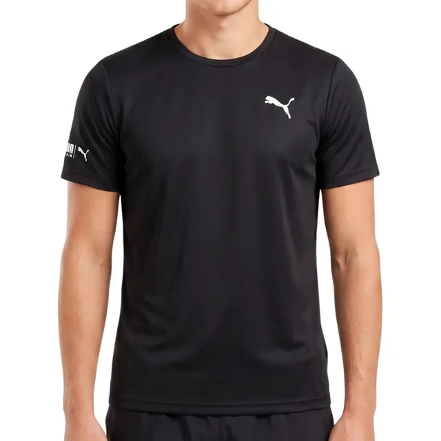 Camiseta Térmica Masculina Puma Manga Curta Proteção Uv 50+