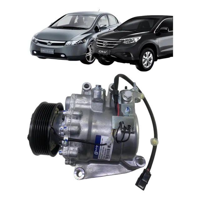 Compressor Ar Honda Crv Civic Accord Fit 2007 A 2011 Trse07