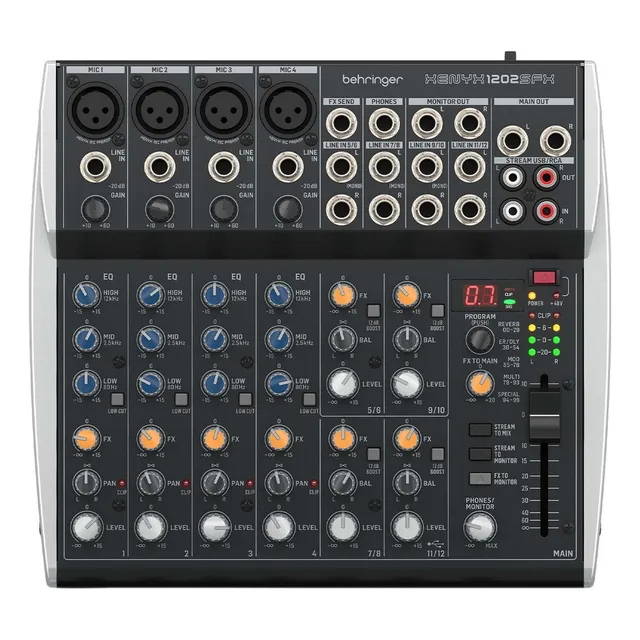 Mezcladora Behringer Xenyx 1202sfx 12 Canales