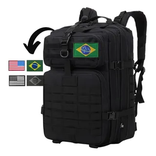 Mochila TĂĄtica Camping 50 Litros Militar Grande ImpermeĂĄvel Mochila TĂĄtica Camping 50 Litros Militar Grande ImpermeĂĄvel