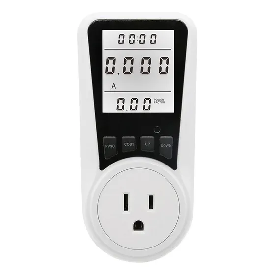 Tomada De Medidor De Energia Do Monitor De Eletricidade