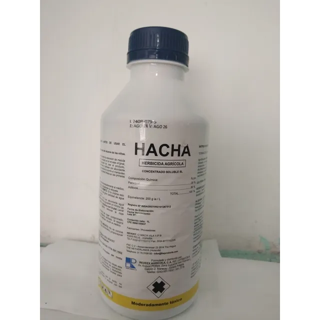 Hacha Herbicida Concentrado Soluble, Para Combatir Malezas