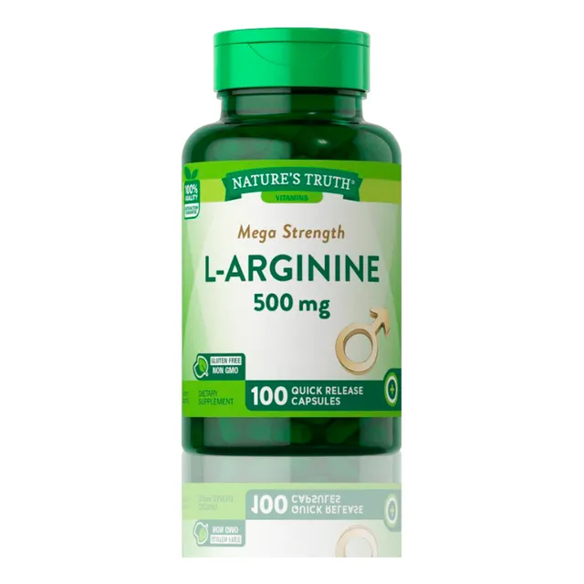 L-arginine 500mg Nature's Truth 100 Caps