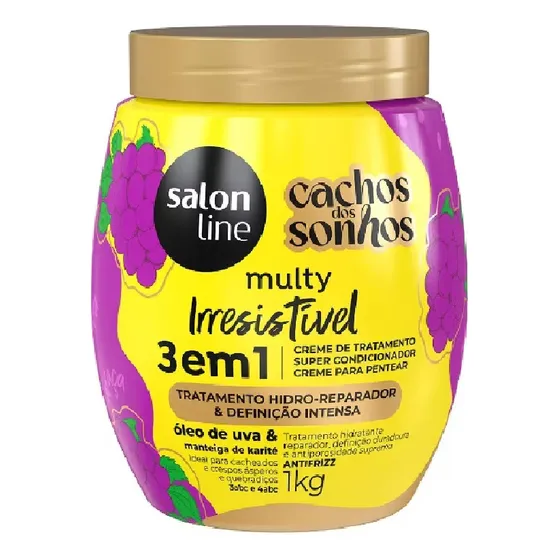 Salon Line Cachos Dos Sonhos Multy Irresistível Uva 1kg