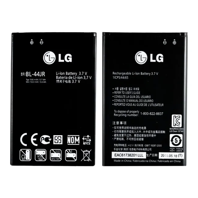Bateria Pila LG Bl-44jr Bl44jr L35 L40 Prada K2 P940 Nueva