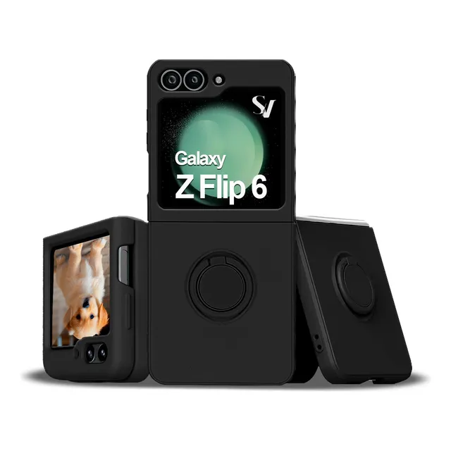 Capa Capinha Case Com Anel Para Novo Galaxy Z Flip 6 (2024)