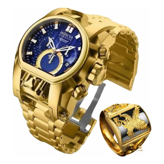 Relógio Invicta Zeus Magnum 100% Original  + Anel 18k