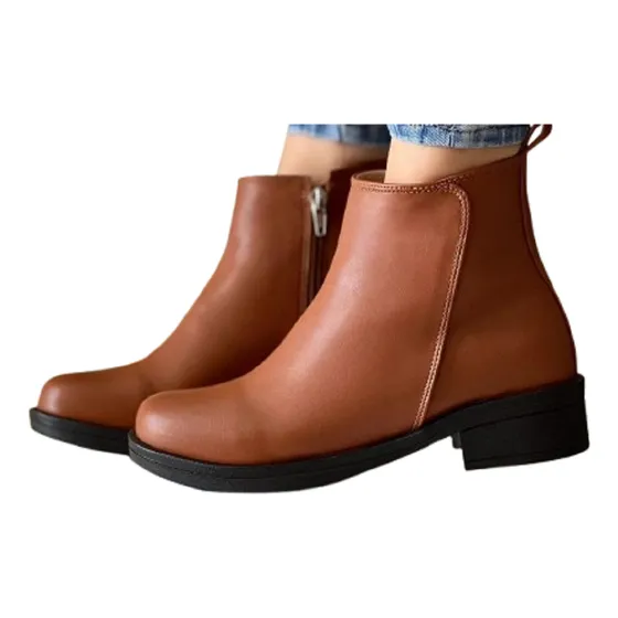 Botas Botines Bajitos Comodos Para Damas Mujer Colombianos