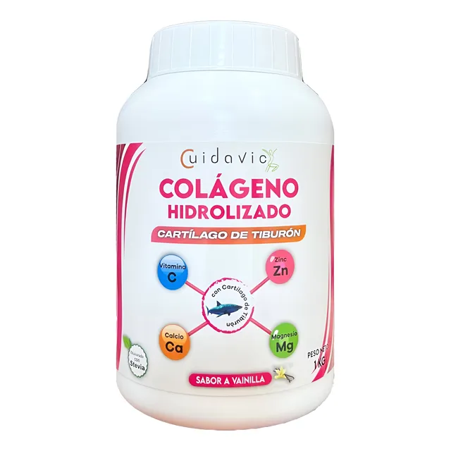 1 Kilo Colágeno Hidrolizado Cartílago Calcio Magnesio Zinc