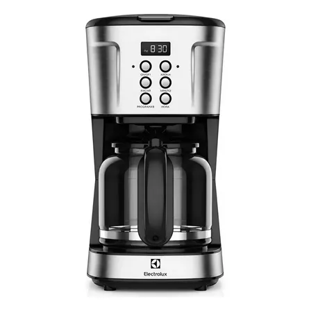 Cafeteira Elétrica Programável Digital Electrolux Experience Prateado