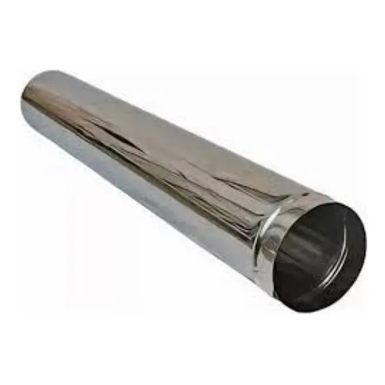 Caño Para Calefactores Y  Estufas 130mm Acero Inox Vientosur