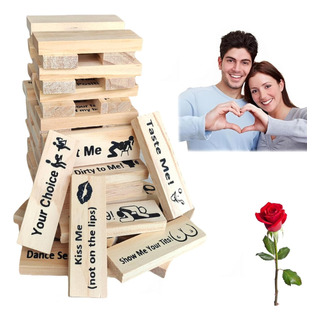 Juego De Mesa Apilable Wood Blocks Tower Para Parejas Juego De Mesa Apilable Wood Blocks Tower Para Parejas
