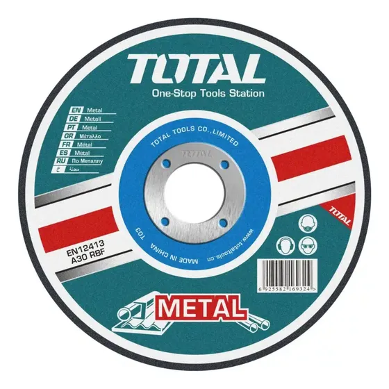 10 Disco Abrasivo Corte Para Metal 180 X 1.6 X 22.2mm S.sel